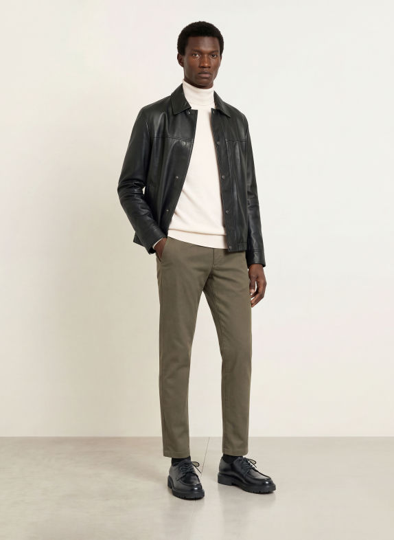 HILTL Chinos TAURA Extra Slim Fit OLIVGRÖN