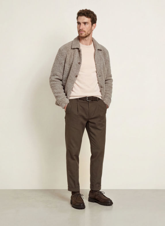 HILTL Chino Extra Slim Fit DUNKELBRAUN