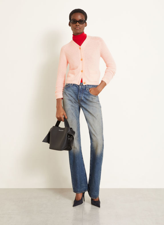 Acne Studios Cashmere cardigan LIGHT PINK