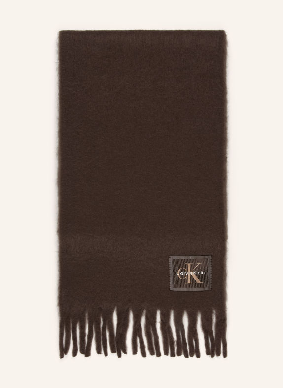 Calvin Klein Schal DUNKELBRAUN