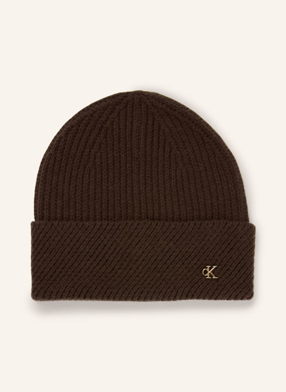 Calvin Klein Hat DARK BROWN