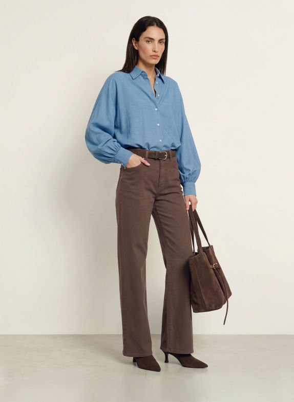 SoSUE Denimblouse ANTONIA BLAUW