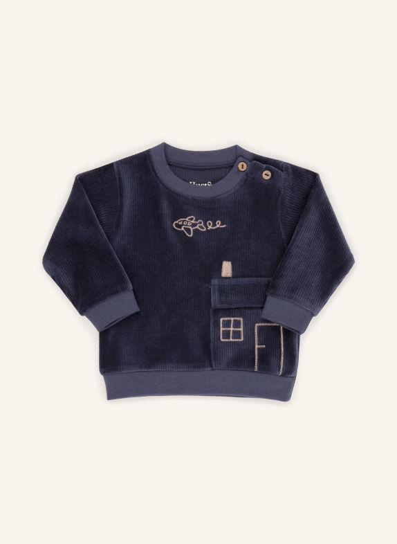 HUST and CLAIRE Sweatshirt SOFUS DUNKELBLAU / HELLBRAUN