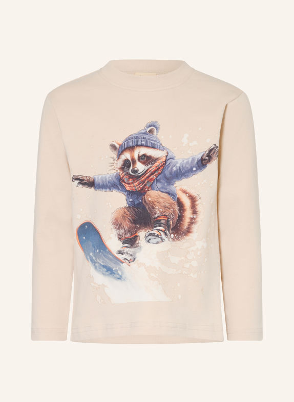 HUST and CLAIRE Longsleeve HCANTON BEIGE / BRUIN / BLAUW