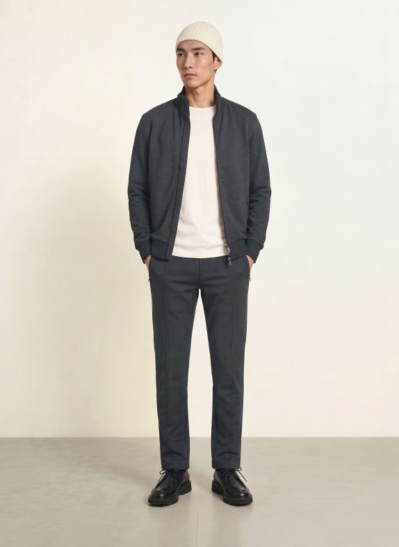 BOGNER Sweatjacke WINSTON DUNKELGRAU
