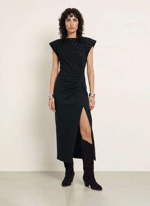 MARANT ÉTOILE Jerseykleid NADELA SCHWARZ