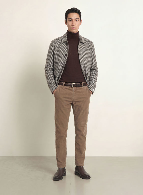 BOGNER Cordchino RILEY-G6 Regular Fit HELLBRAUN