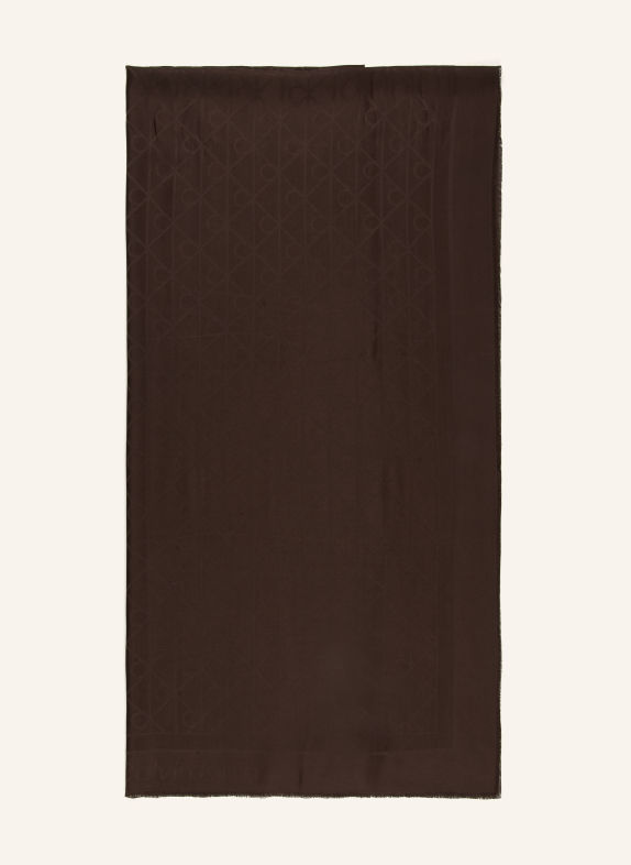 Calvin Klein Schal DUNKELBRAUN