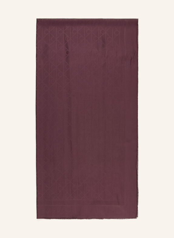 Calvin Klein Schal DUNKELROT