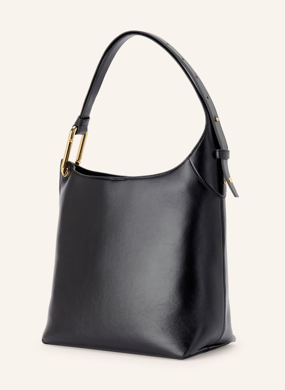 MARC JACOBS Kabelka přes rameno THE SCENE BUCKET BAG ČERNÁ / ZLATÁ