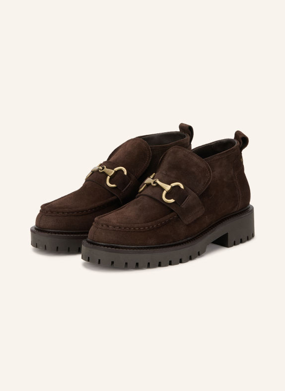Marc O'Polo Loafer PHIA MØRKEBRUN / GULD