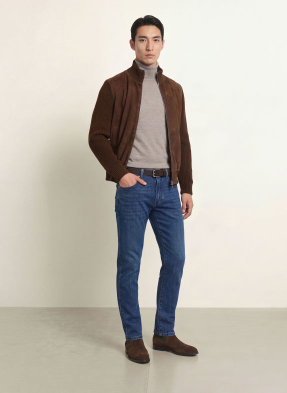 PAUL & SHARK Extra Slim Fit Jeans J02 mid blue