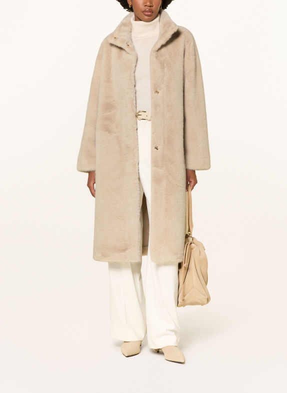 JOOP! CIM Faux Fur Coat CREAM