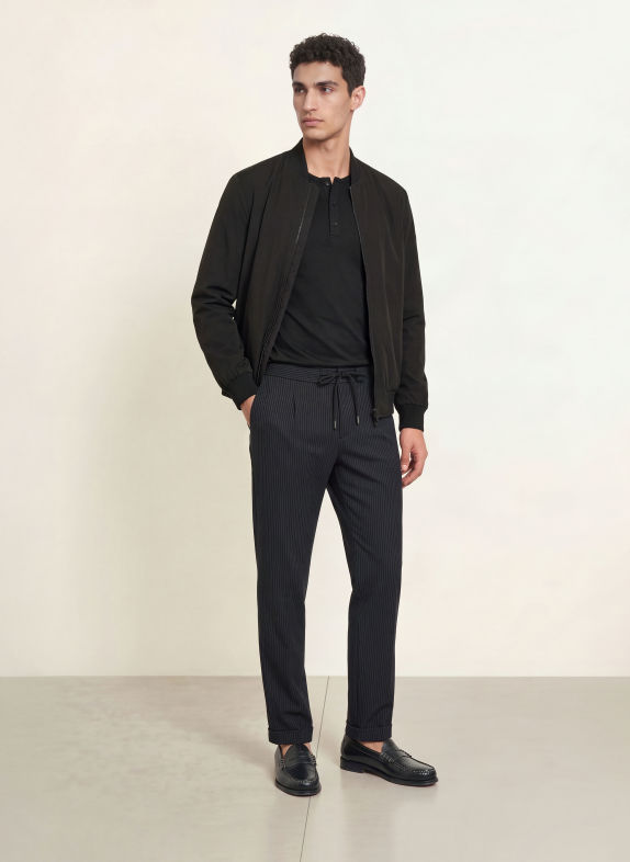 DESOTO Henley shirt BLACK