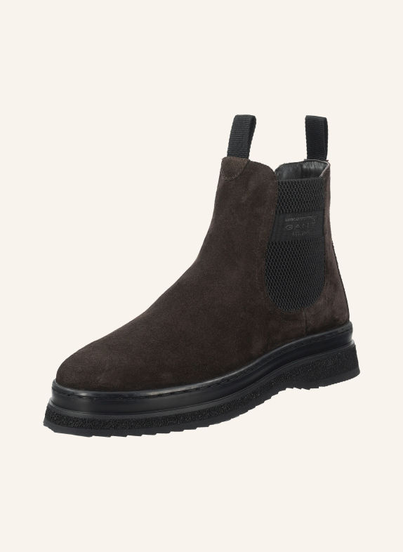 Gant BLISTOWN Chelsea boots DARK BROWN