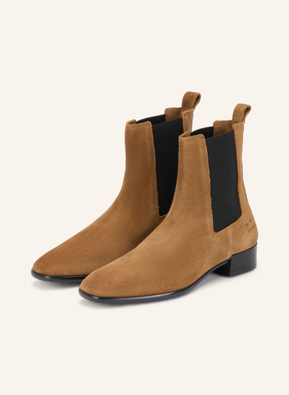 COPENHAGEN STUDIOS Chelsea-Boots CPH361 CAMEL / DUNKELBRAUN