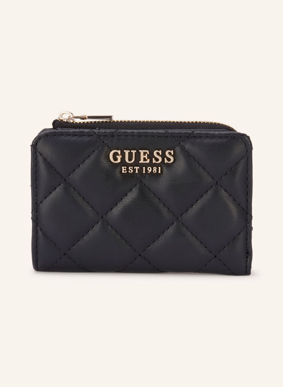 GUESS Portemonnee JULIET ZWART / GOUD
