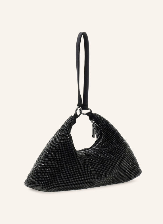 GUESS Sac à main orné de pierres décoratives NOIR / ARGENT