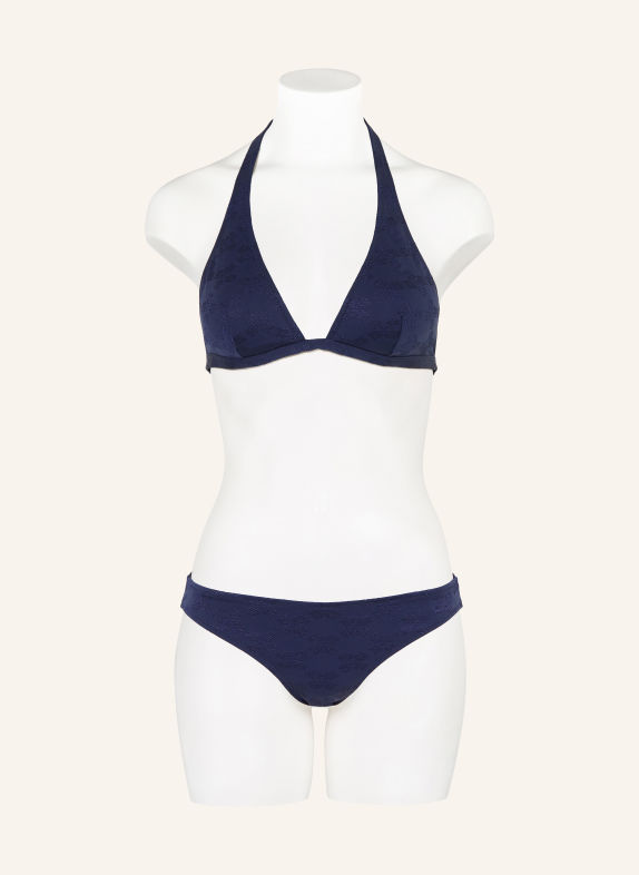 VILEBREQUIN Góra od bikini z wiązaniem na szyi FLECHE GRANATOWY