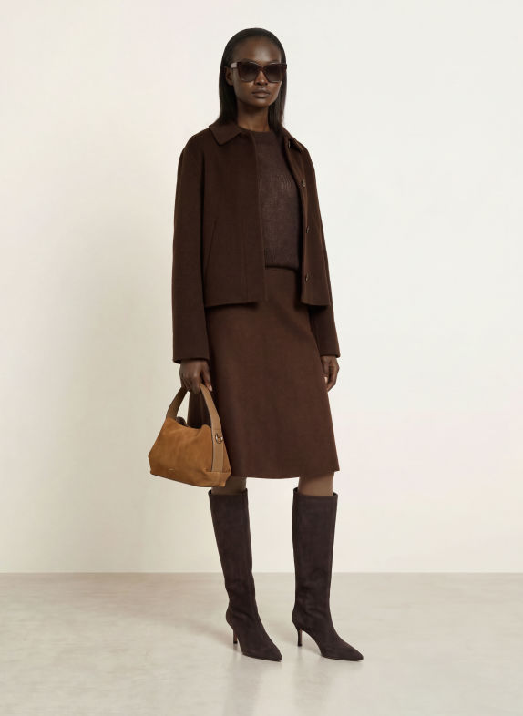 BOSS Handtasche CAYLIE SMALL COGNAC