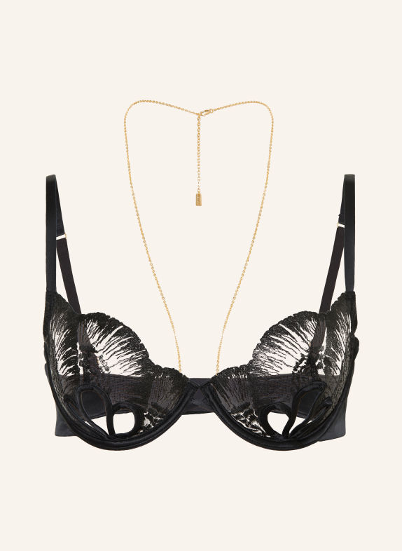 LIVY MONTORGUEIL Balconette bra BLACK