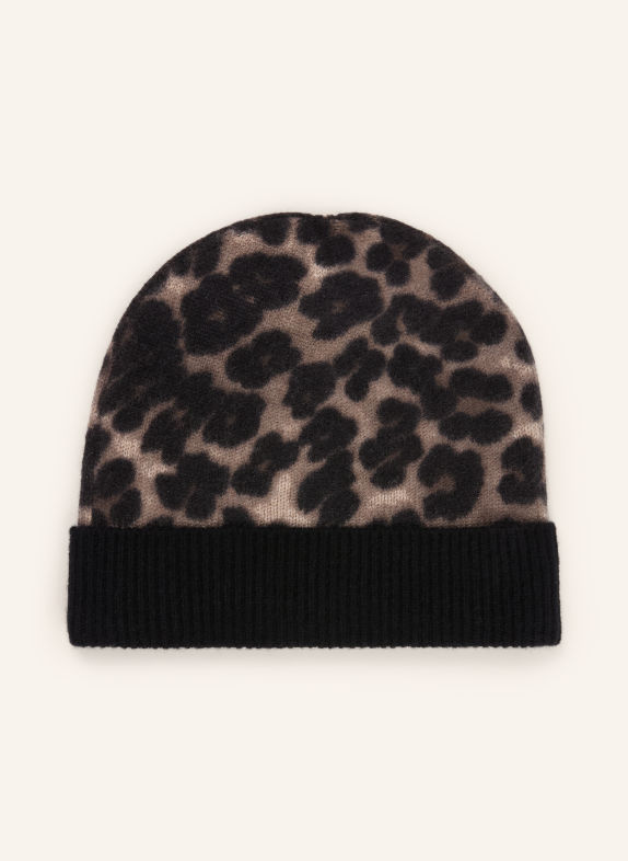 S.MARLON Cashmere Hat CAMEL / BLACK