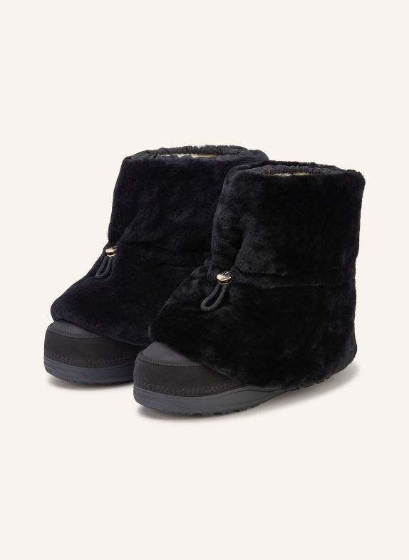 BOGNER LA PLAGNE Boots with Faux Fur BLACK