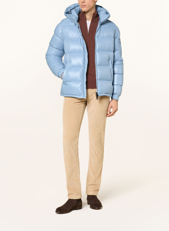 HERNO Lightweight down jacket LIGHT BLUE