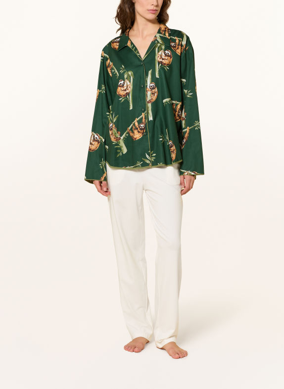 cyberjammies Pajama Top GREEN / BROWN / BEIGE