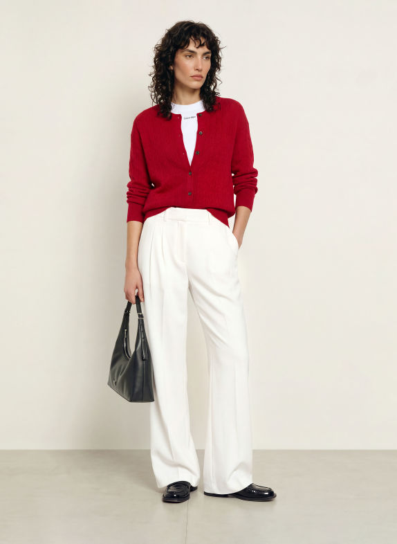 Calvin Klein Cardigan DARK RED