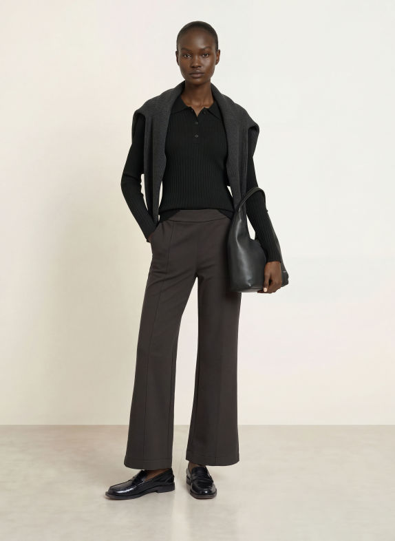 Calvin Klein Marlenebyxor SPACER SVART