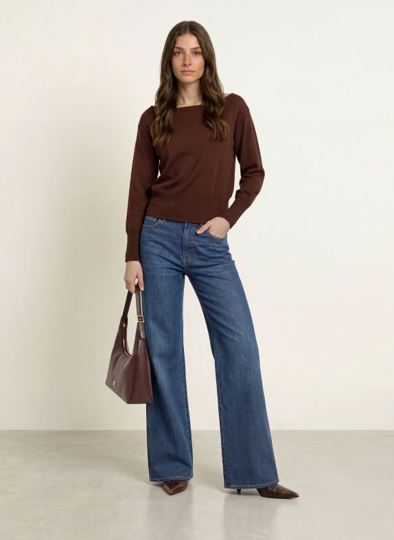 Calvin Klein Sweater DARK BROWN