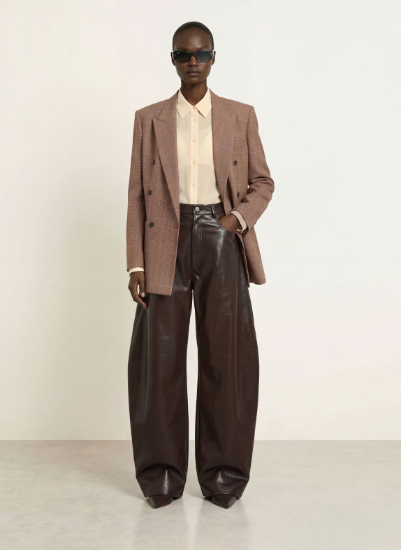 The Frankie Shop MONTEREY Blazer BROWN / OLIVE
