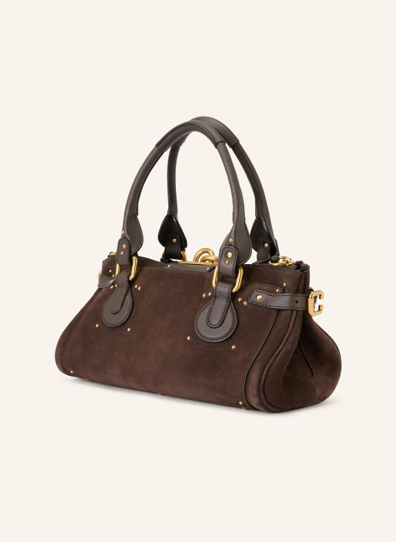 Chloé Sac à main PADDINGTON avec rivets 24X Kohl Brown
