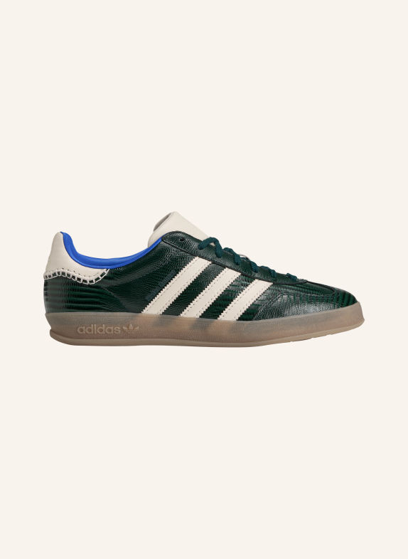 adidas Originals Sneaker GAZELLE CROC DUNKELGRÜN / CREME / BLAU