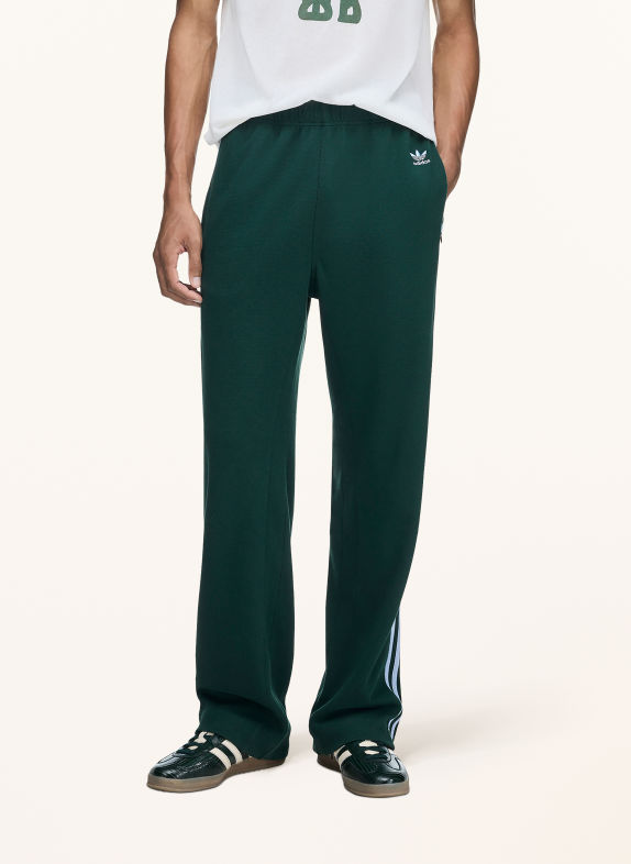 adidas Originals Tepláky 80S TMAVĚ ZELENÁ / ČERNOŠEDÁ