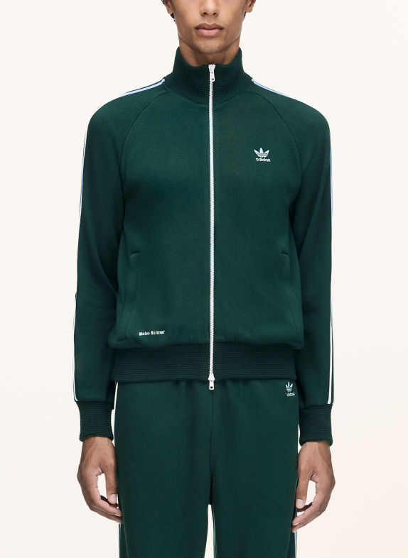 adidas Originals Sweatvest 8 DONKERGROEN / LICHTBLAUW