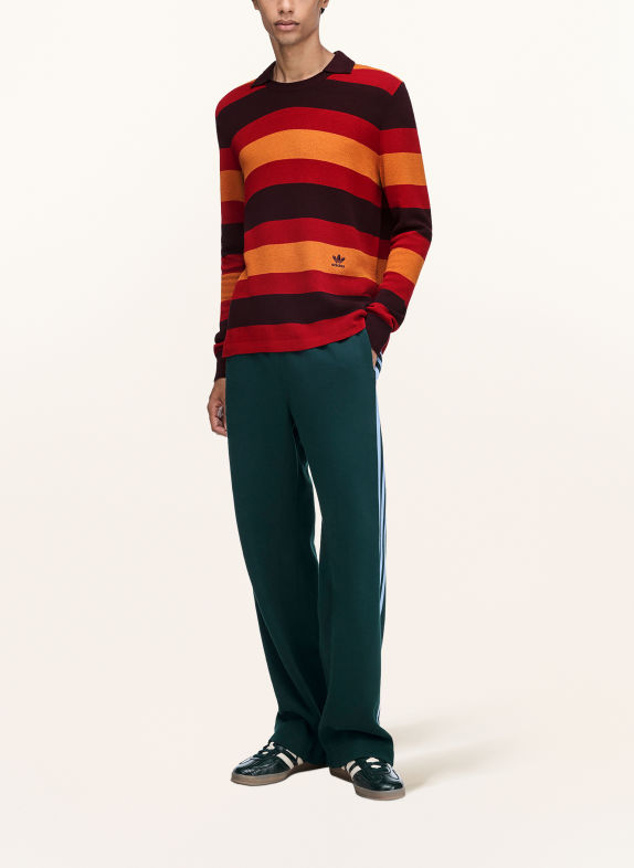 adidas Originals Sweater DARK RED / BROWN / DARK ORANGE