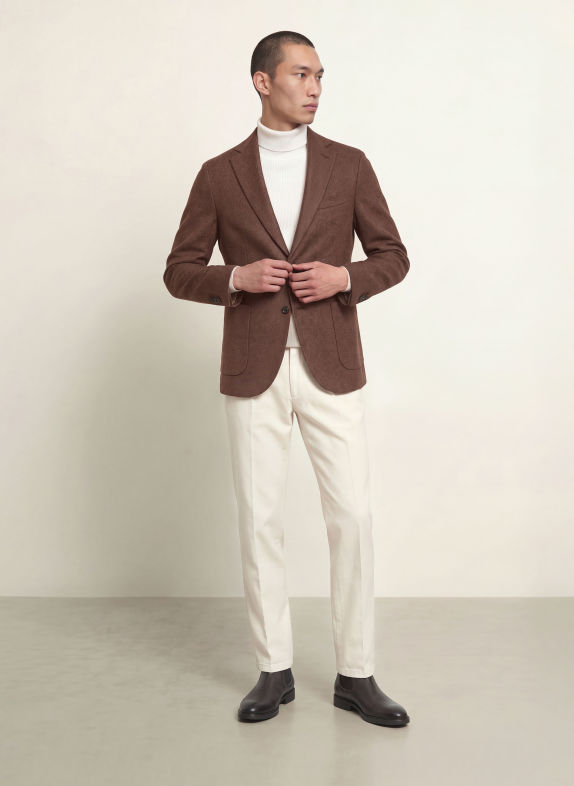 CIRCOLO 1901 Slim-Fit Jersey Blazer BROWN