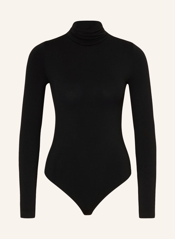 Wolford SEAMLESS WOOL thong bodysuit made of merino wool BLACK