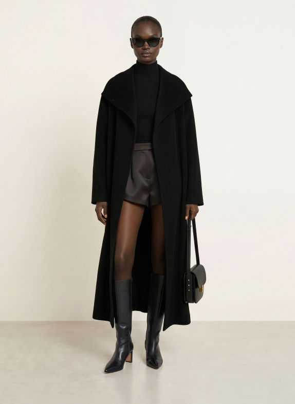ALMADA LABEL KAITY Wool coat BLACK