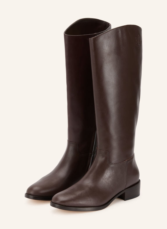 LAUREN RALPH LAUREN KYLE Boots DARK BROWN