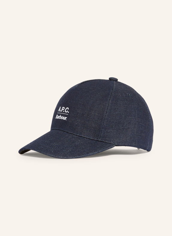Barbour Jeans-Cap BLAU