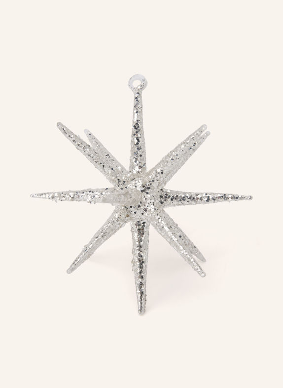 house doctor Set of 4 Decorative Ornaments HDSPIKE SILVER