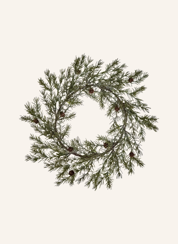 house doctor HDFROST Decorative Wreath GREEN / BROWN
