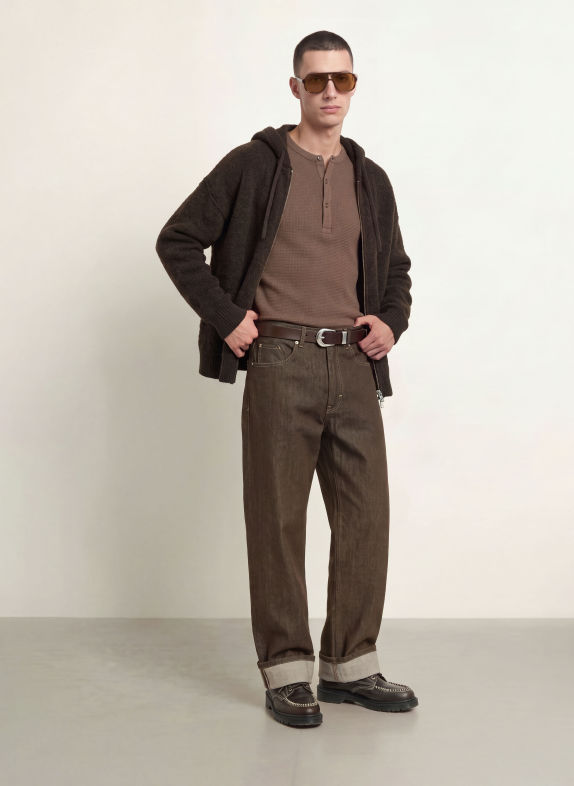 DRYKORN Strickjacke KHALIO DUNKELBRAUN