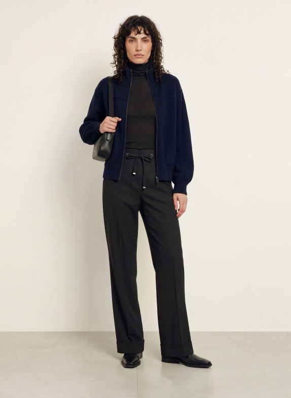 BOGNER Strickjacke MONA mit Cashmere DUNKELBLAU