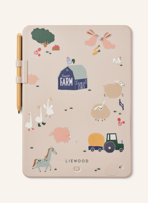 LIEWOOD LCD-tekentablet ZORA LICHTGROEN / CAMEL / DONKERGROEN