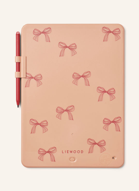LIEWOOD LCD-tekentablet ZORA TAUPE / DONKERROOD