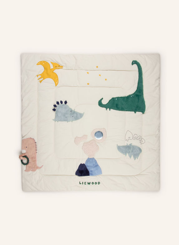 LIEWOOD Babydecke BERNET CREME / KHAKI / HELLBLAU